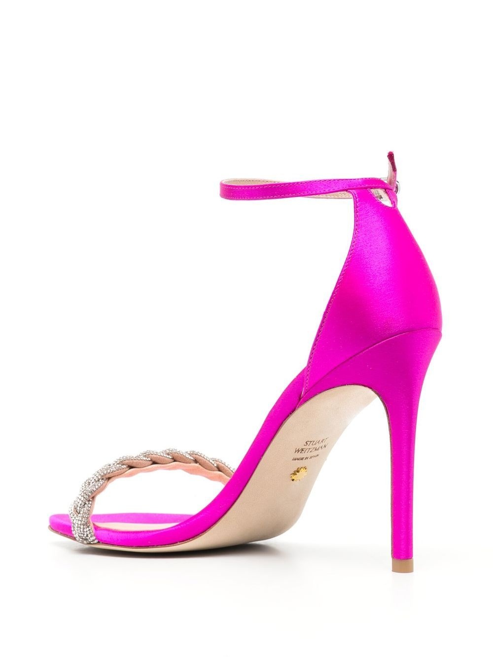107mm crystal-embellished strap sandals - 3