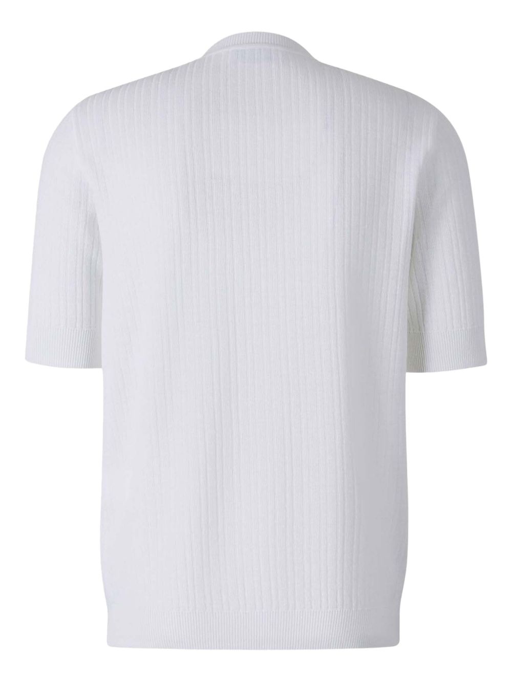 ribbed-knit T-shirt - 2