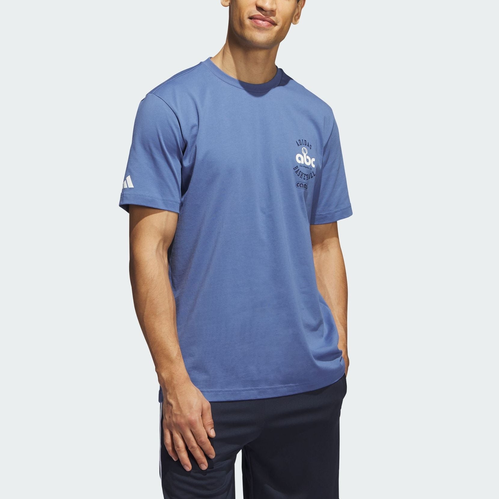 adidas Summer Camp Story T-Shirts 'Blue' IM4633 - 2