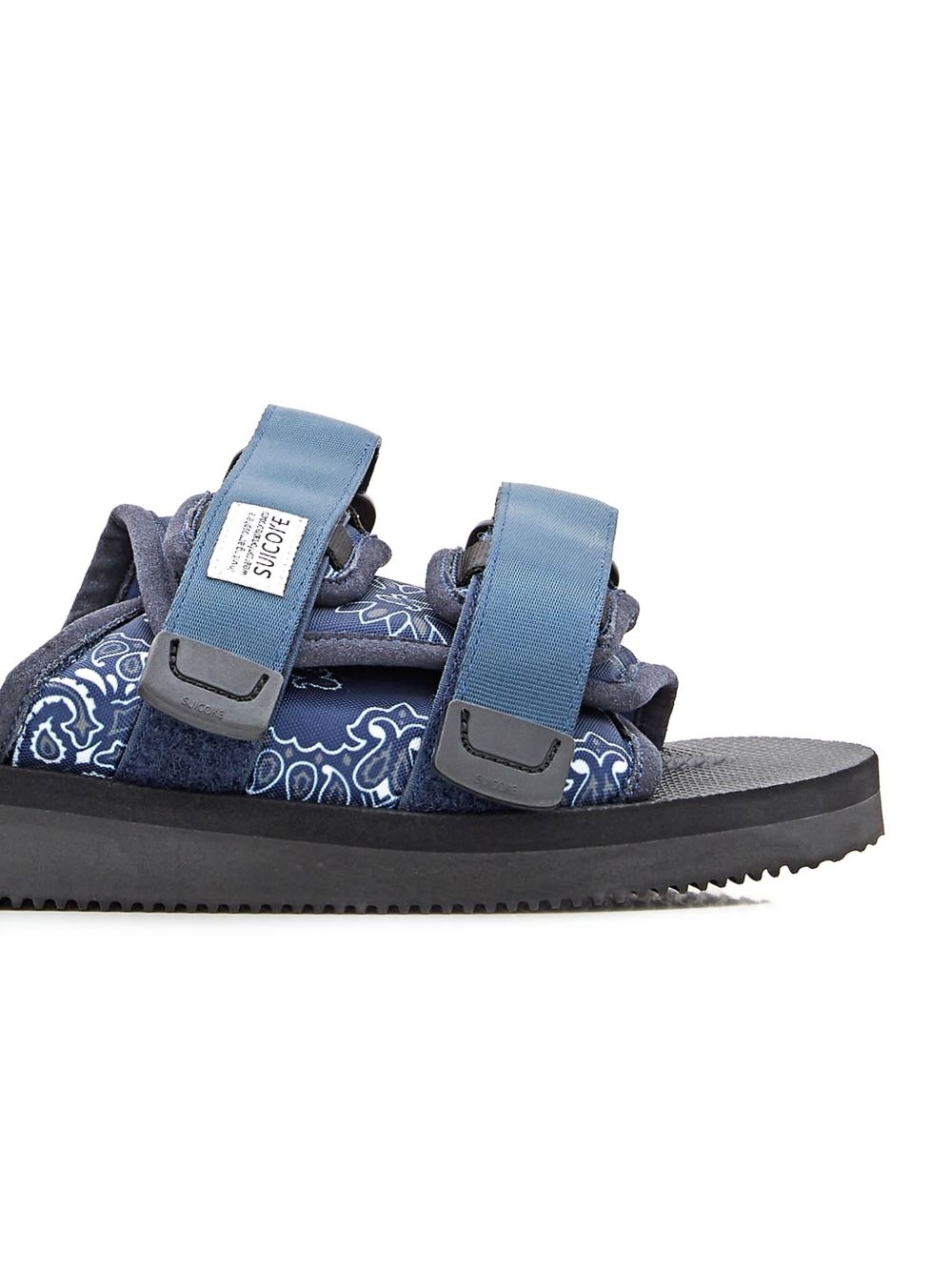 logo-patch sandals - 2