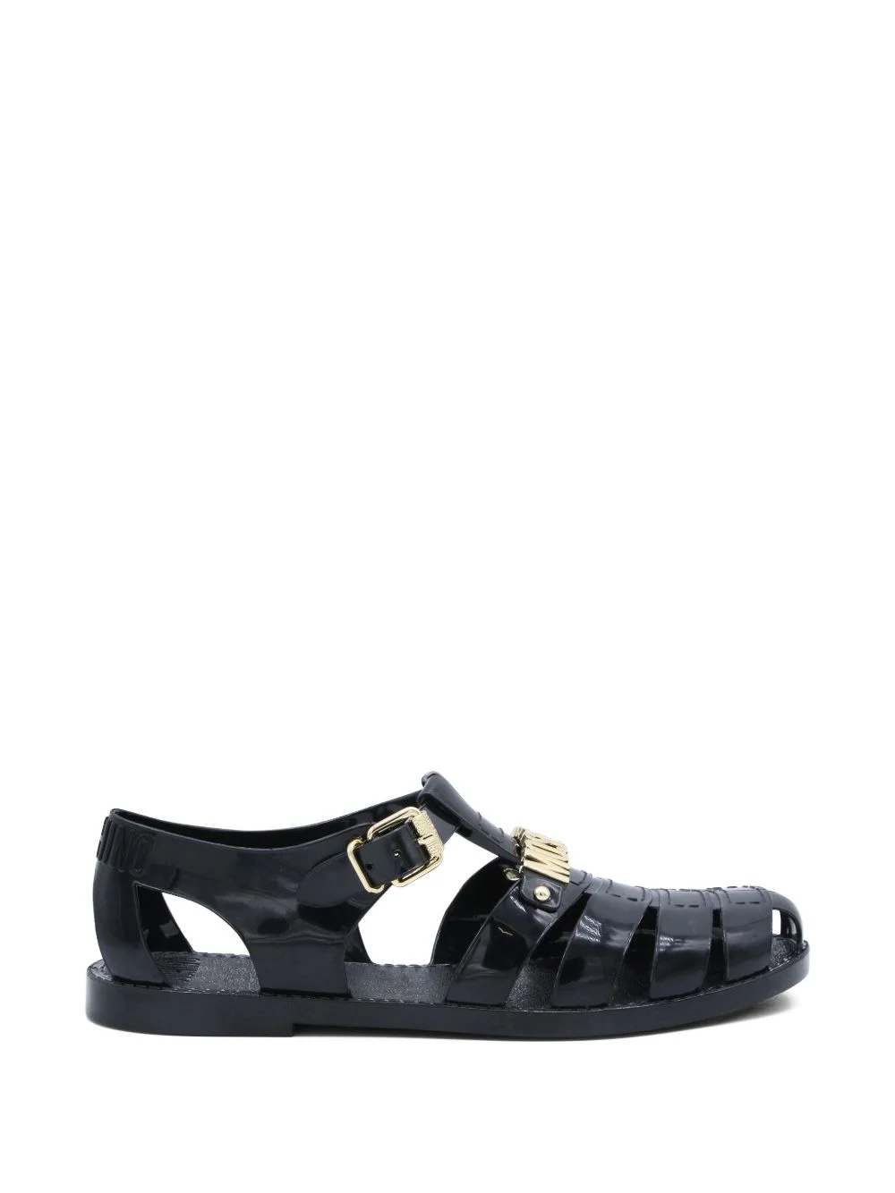 logo buckle sandals - 1