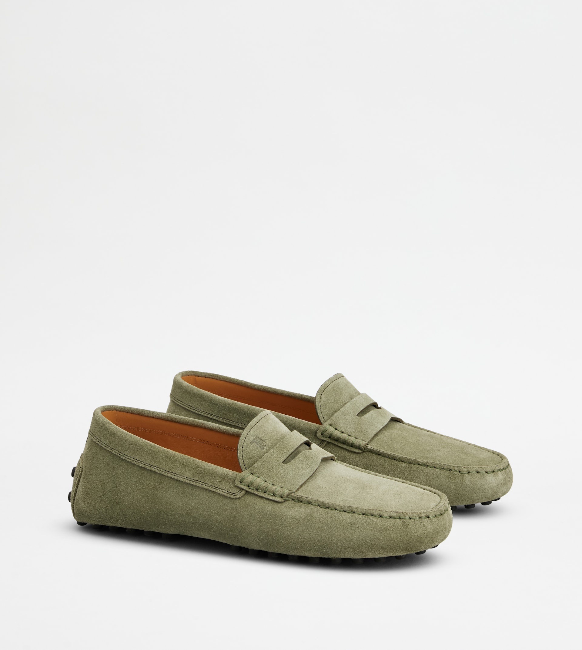GOMMINO DRIVING SHOES IN SUEDE - GREEN - 2