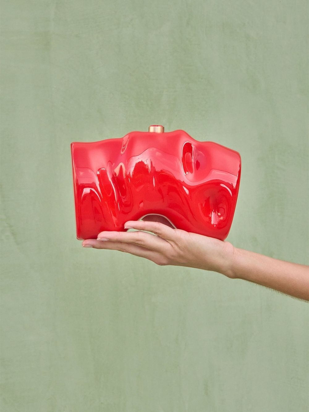 Scrunch clutch bag - 3