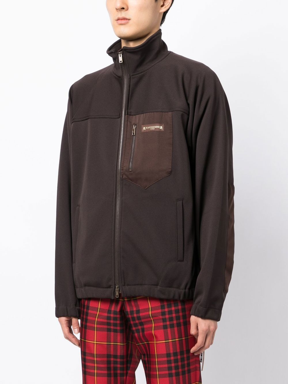 colour-block bomber jacket - 3