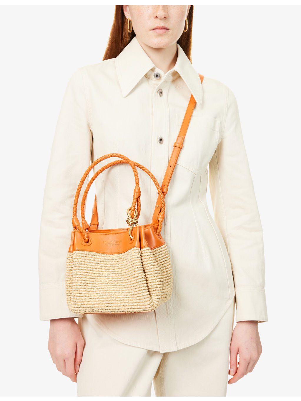 Parachute Small Raffia Shoulder Bag - 2