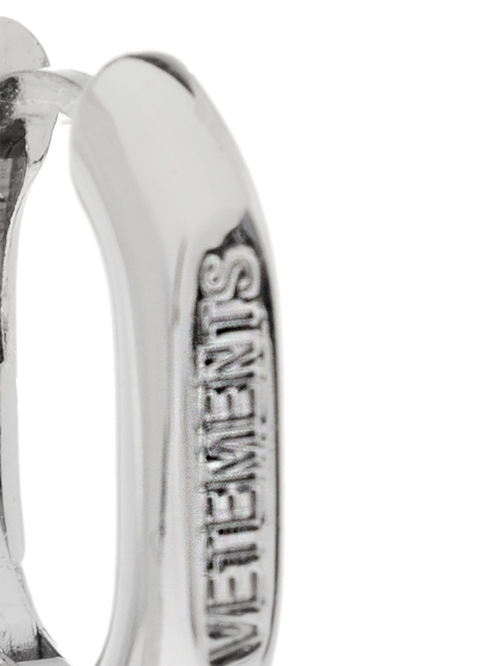 logo-engraved earring - 3