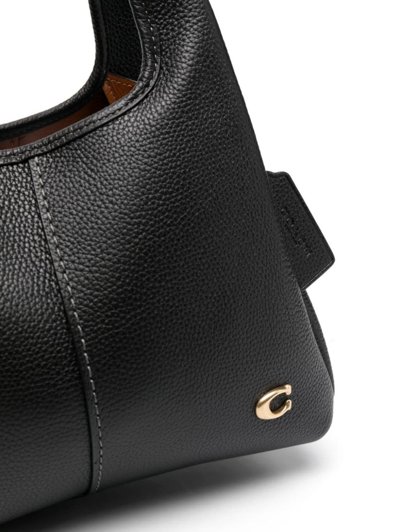 pebbled-leather tote bag 4