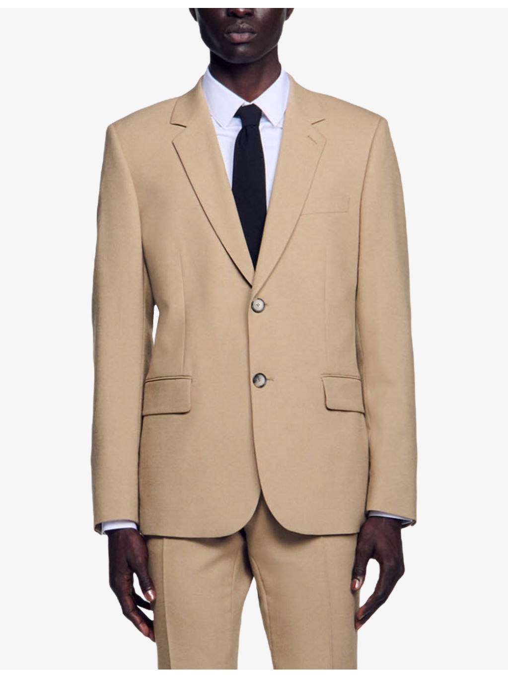 Notch-Lapel Stretch-Wool Jacket - 3