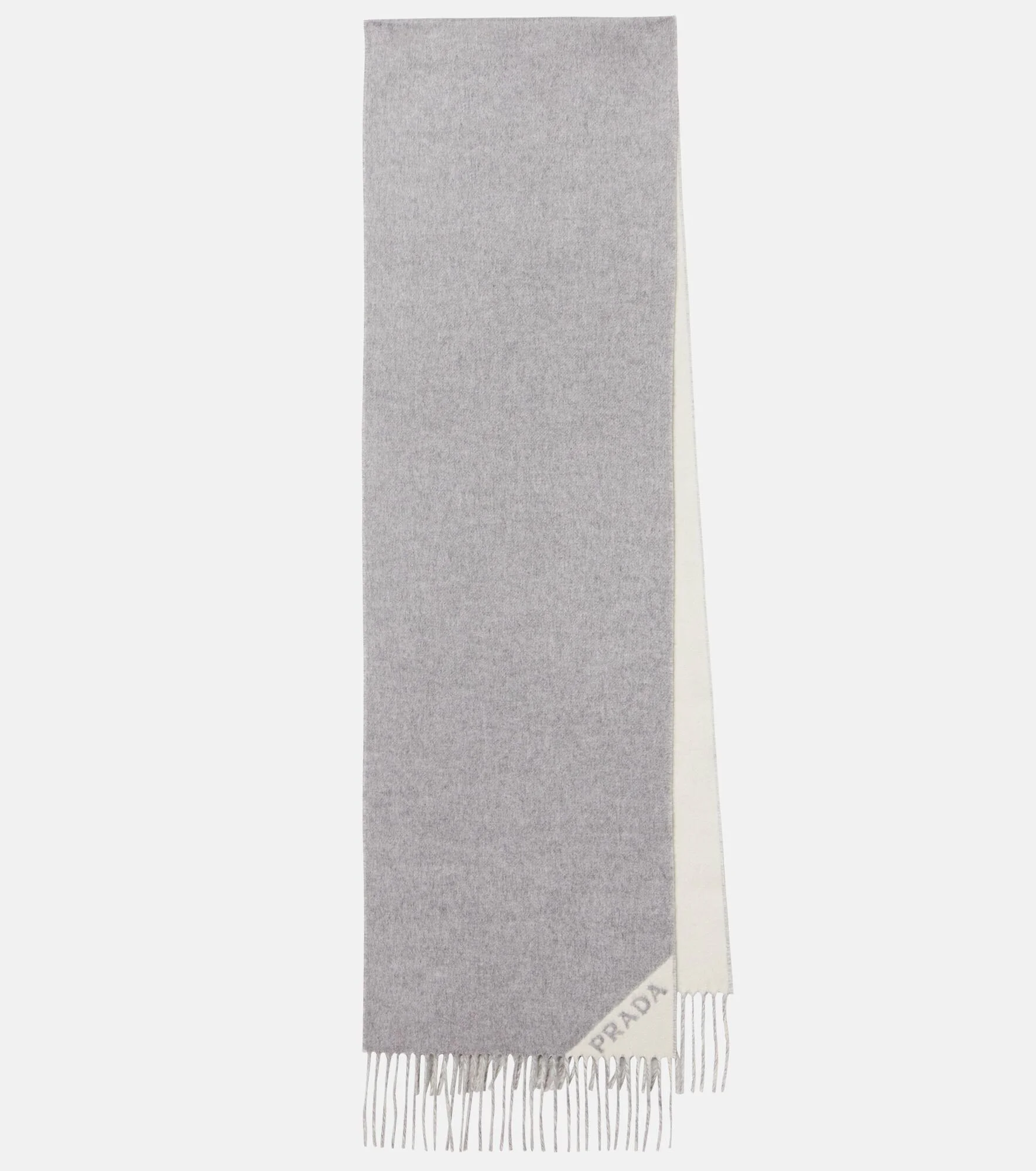 Logo cashmere scarf - 1