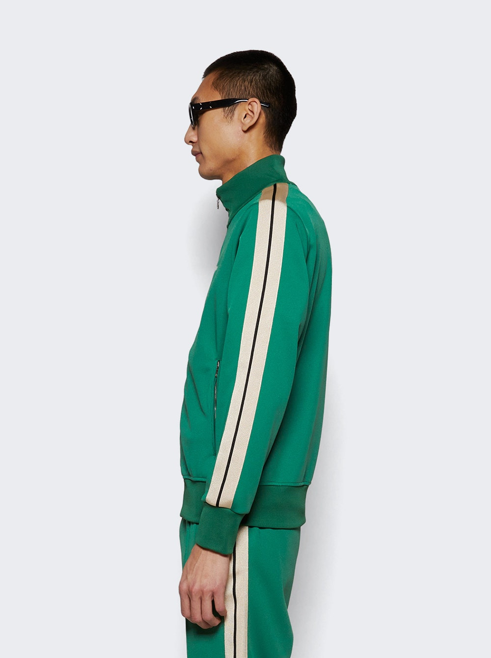 Classic Logo Track Jacket Forest Green - 4