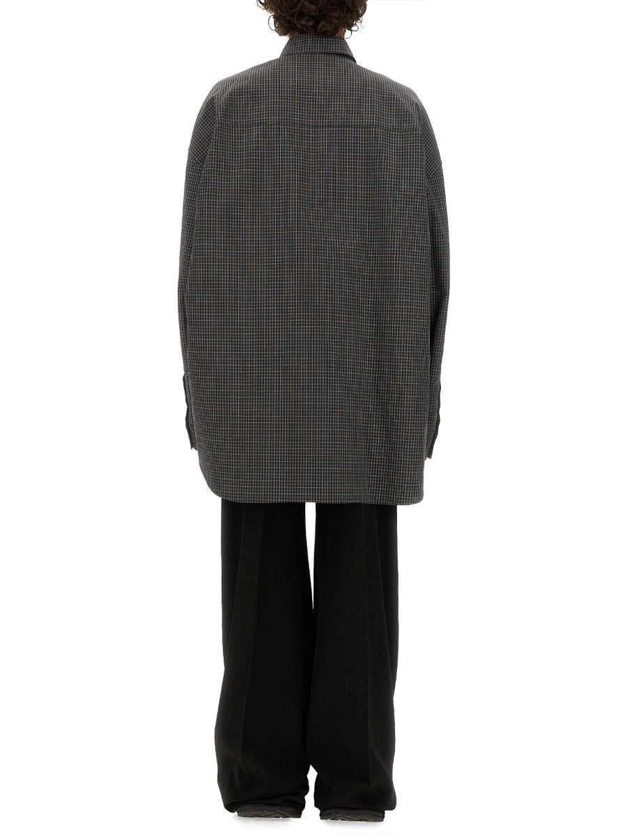 Balenciaga Men Large Fit Outerwear Shirt - 2