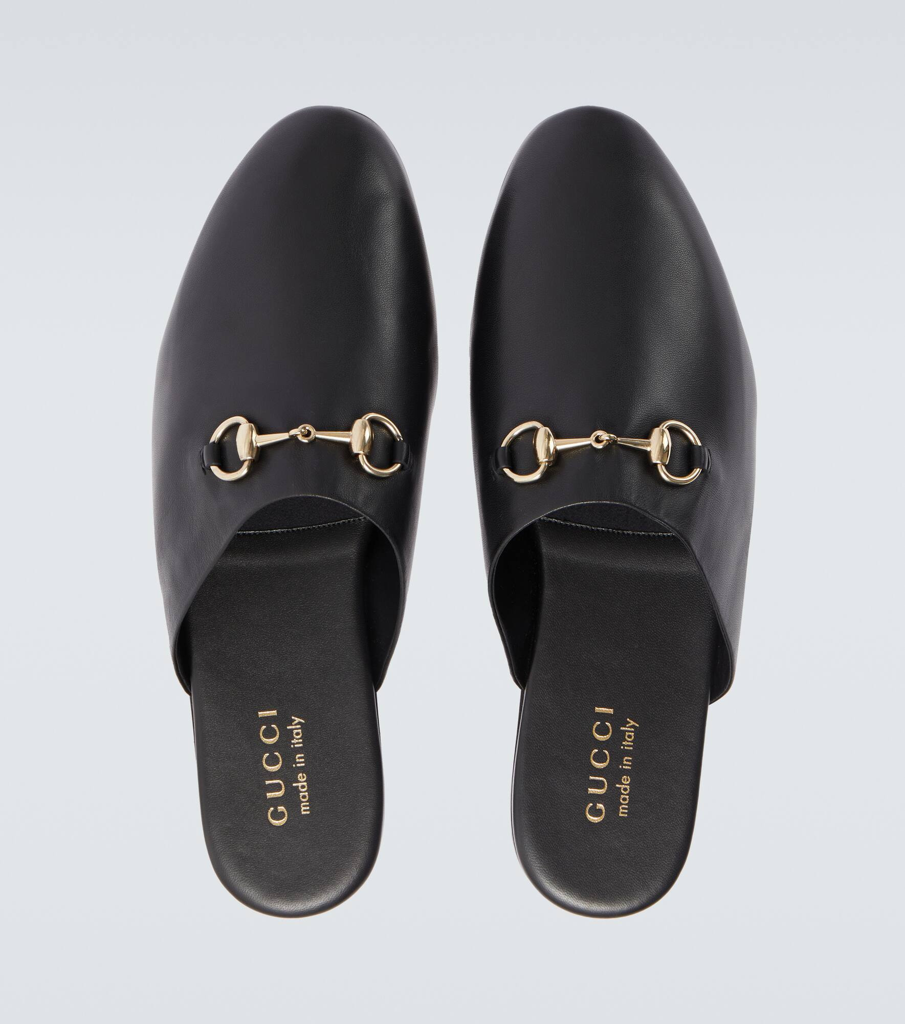 Horsebit leather mules - 4