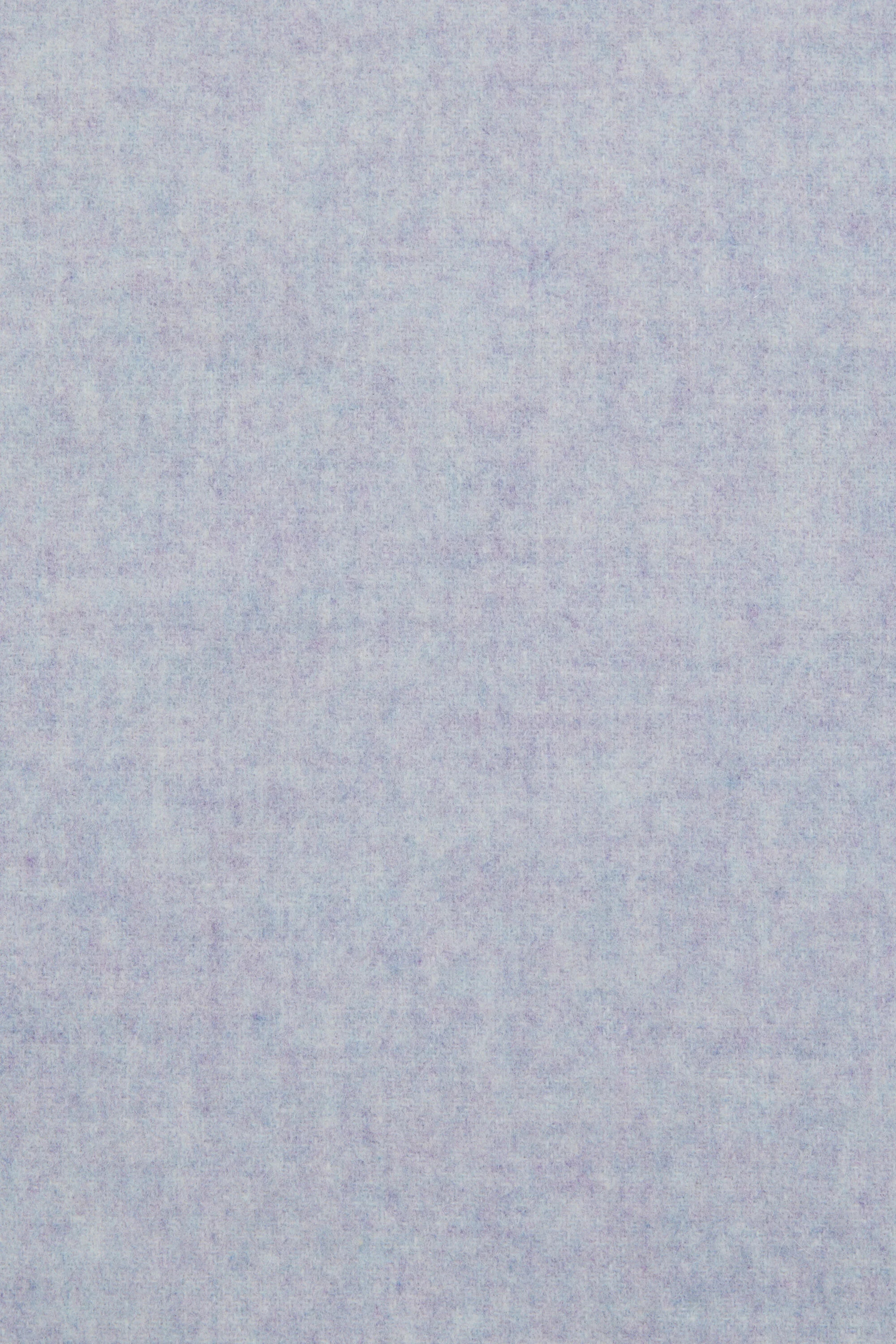Fringe wool scarf – Narrow - Powder blue mélange - 5