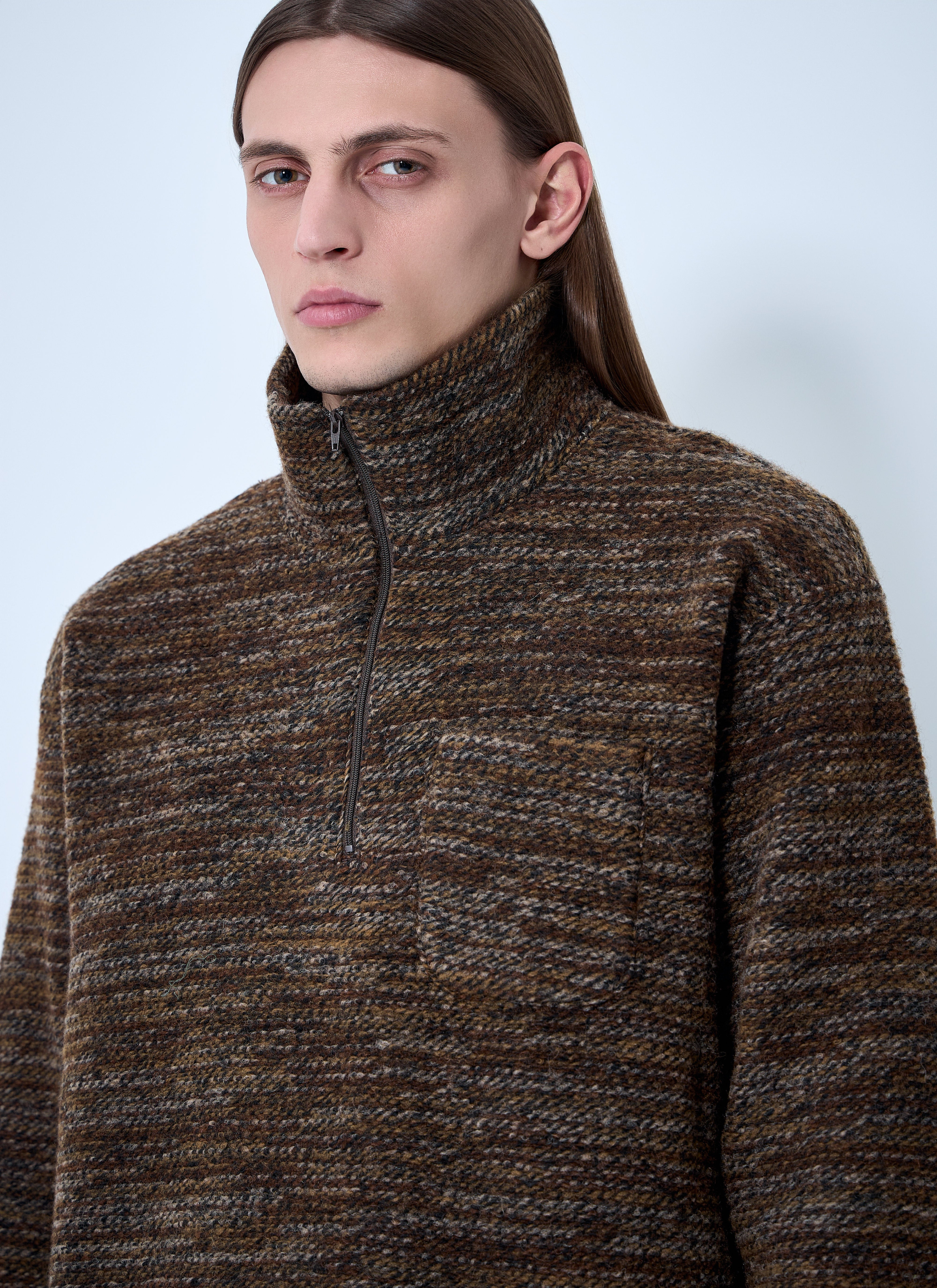 Vetements Men Classic Pearl Button Cardigan - 5
