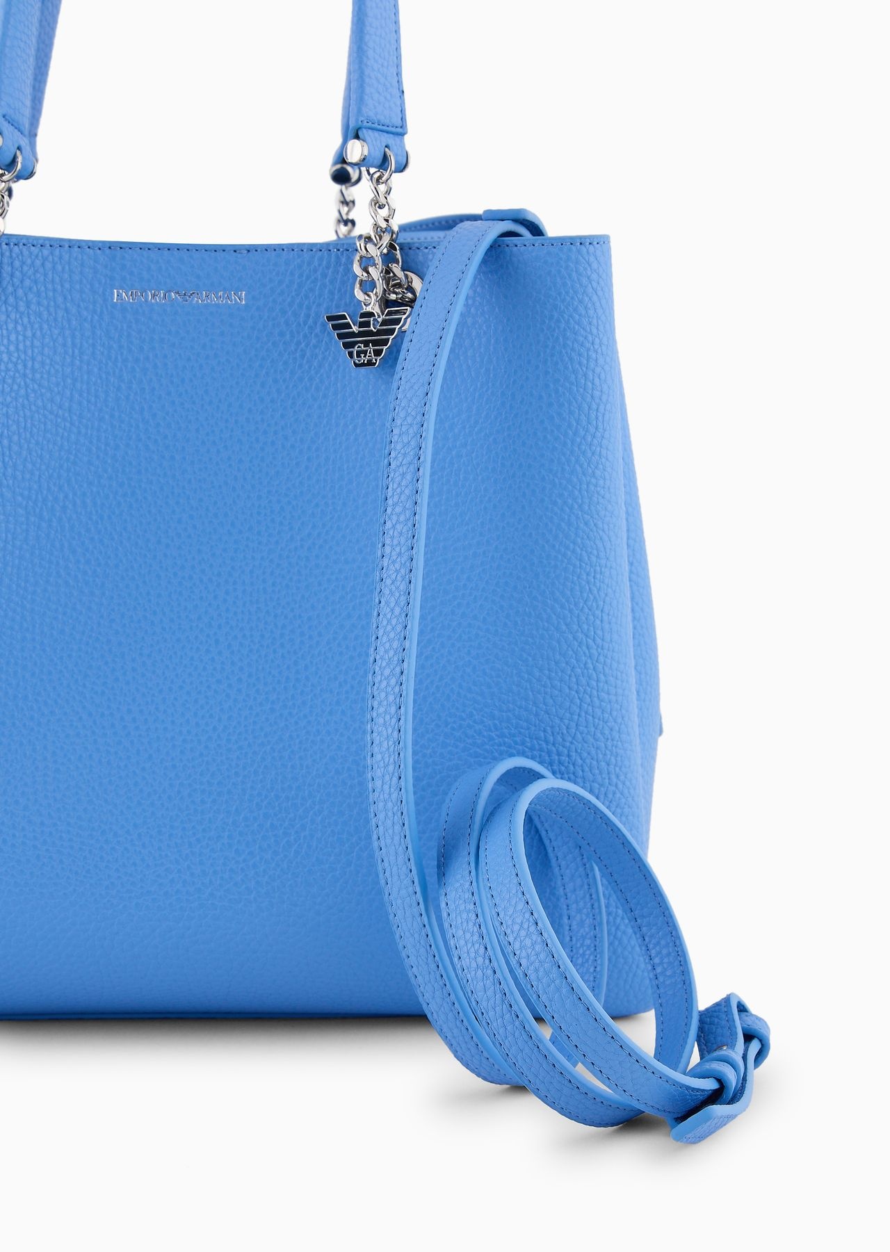 Palmellato leather-effect shopper bag with eagle charm - 5