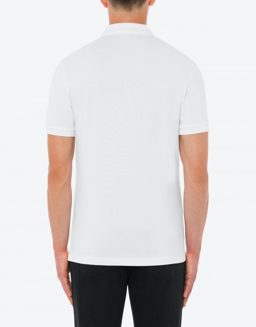 MOSCHINO LABEL PIQUET POLO-SHIRT - 3