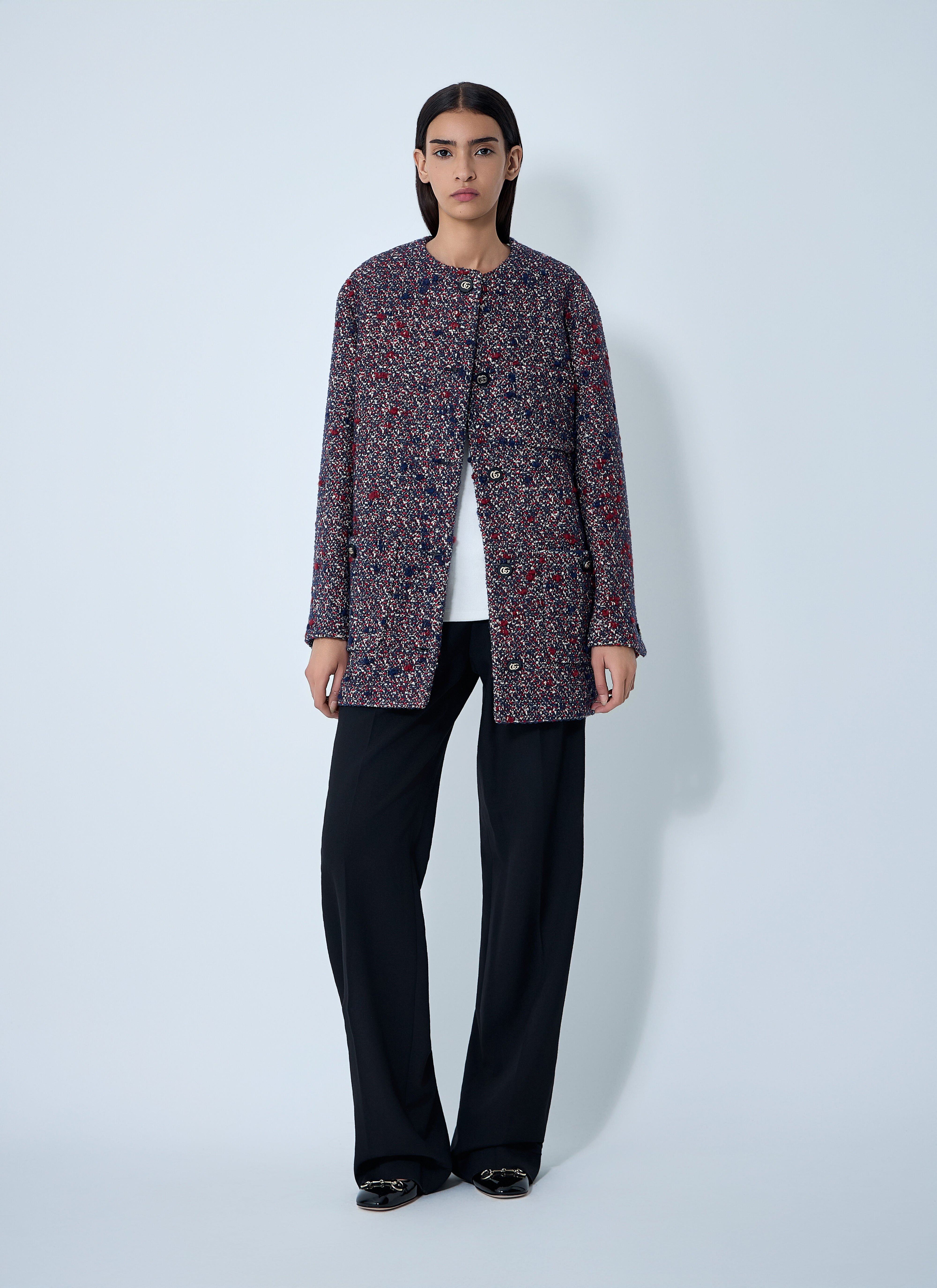 Wool Boucle Jacket - 2
