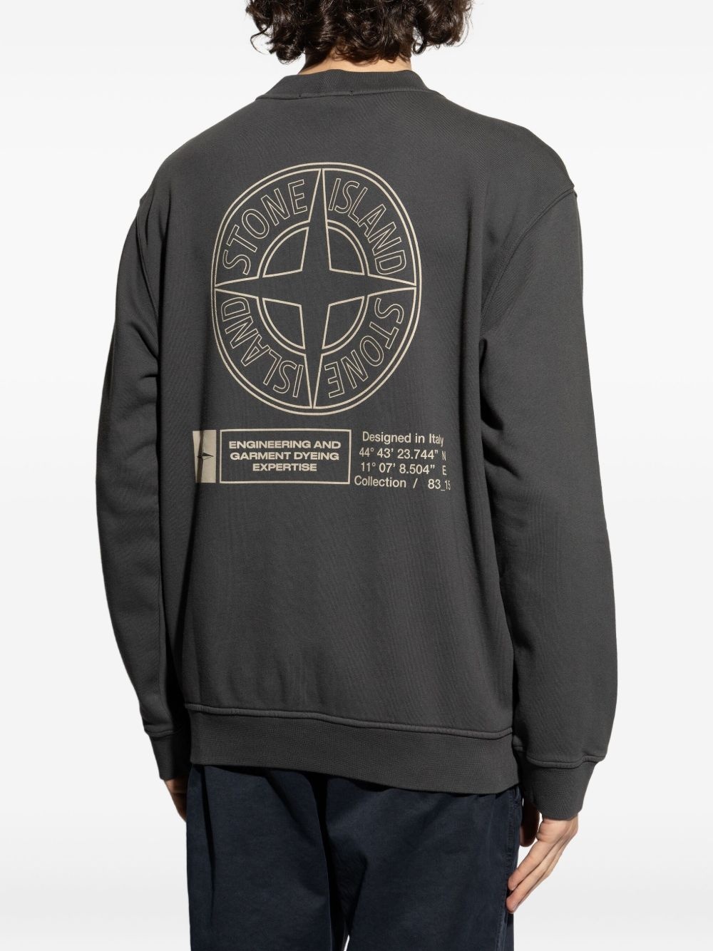 logo-embroidered crew-neck sweatshirt - 4