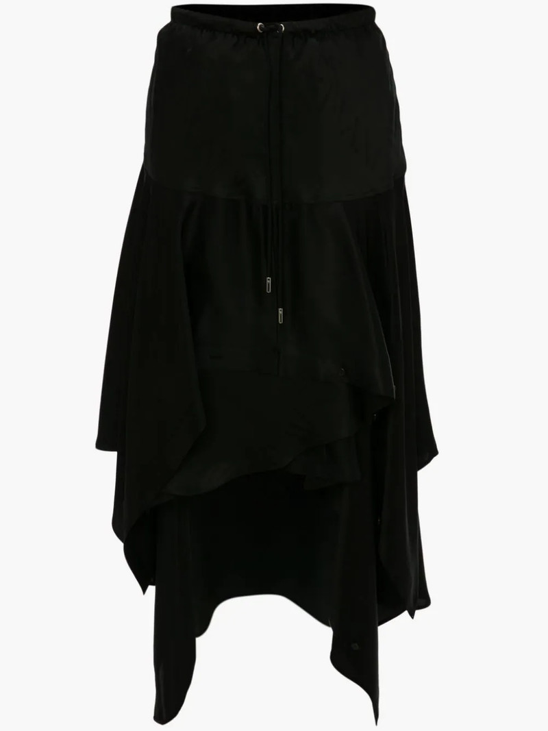 LAYERED ASYMMETRIC MIDI SKIRT 1
