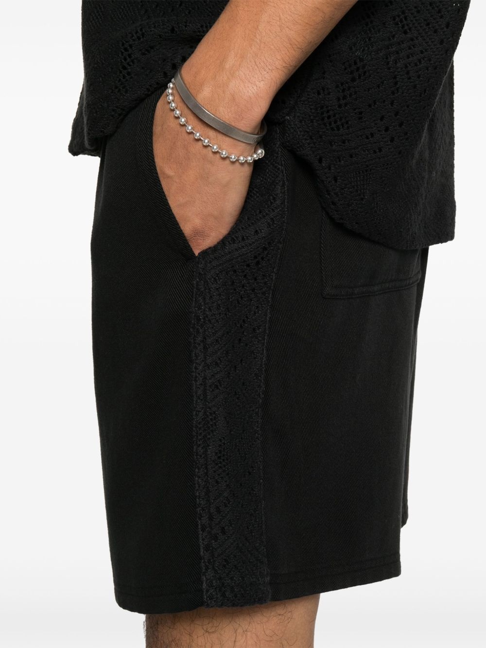 knitted-detail shorts - 5
