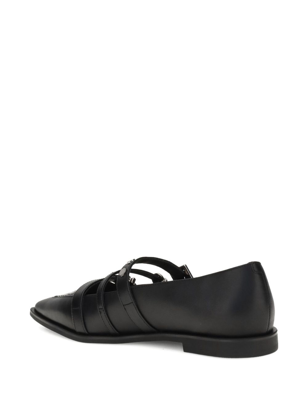 pointed-toe buckle ballerinas - 4
