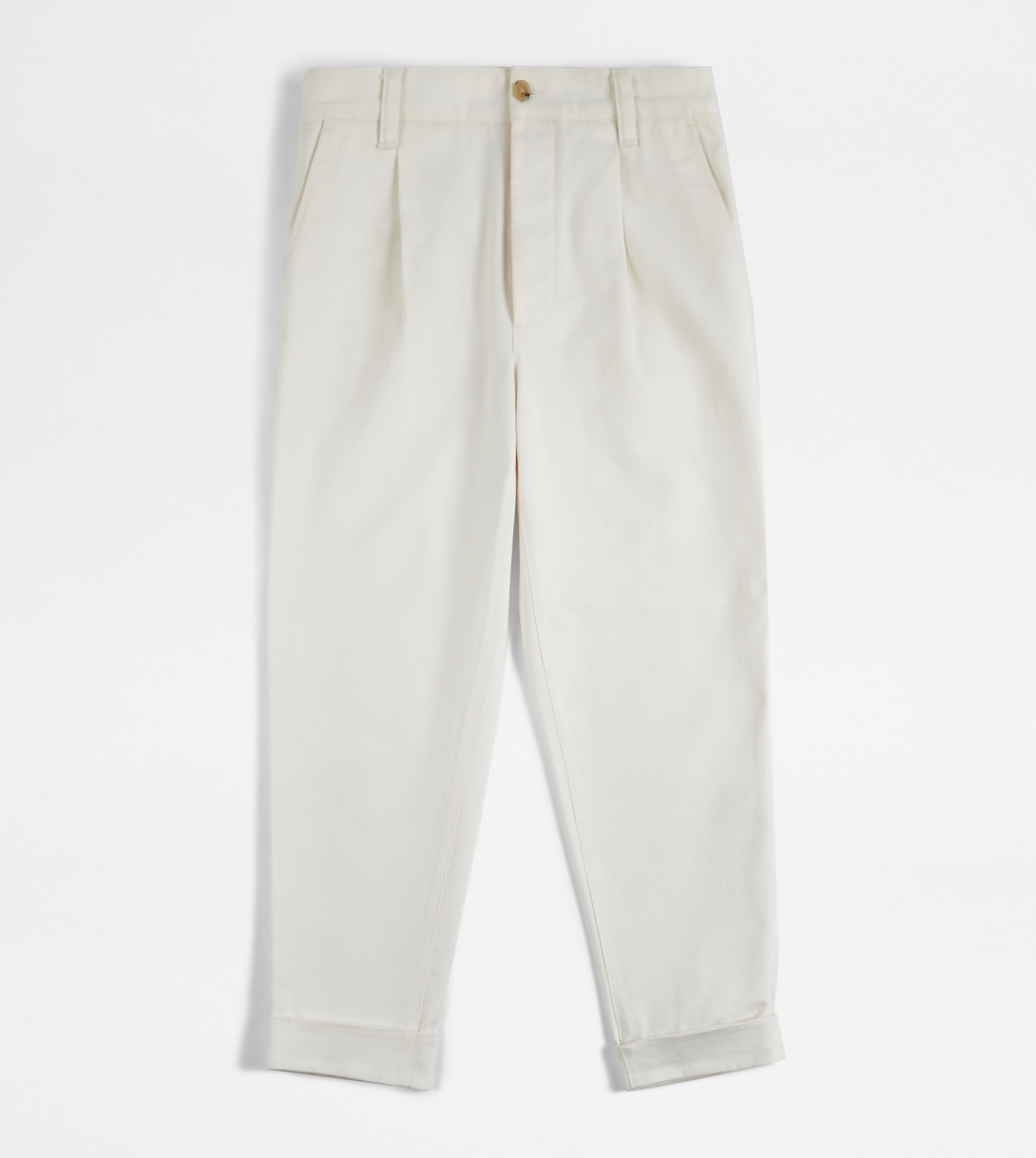 PANTS WITH DARTS - WHITE - 1