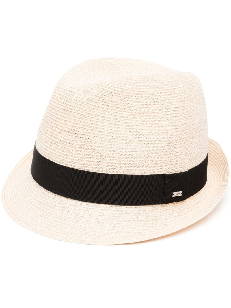 SAINT LAURENT straw panama hat outlook