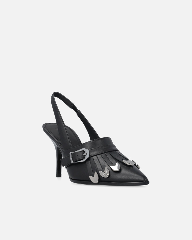 LEATHER SLINGBACKS WITH SADDLERY-INSPIRED DETAILS 2