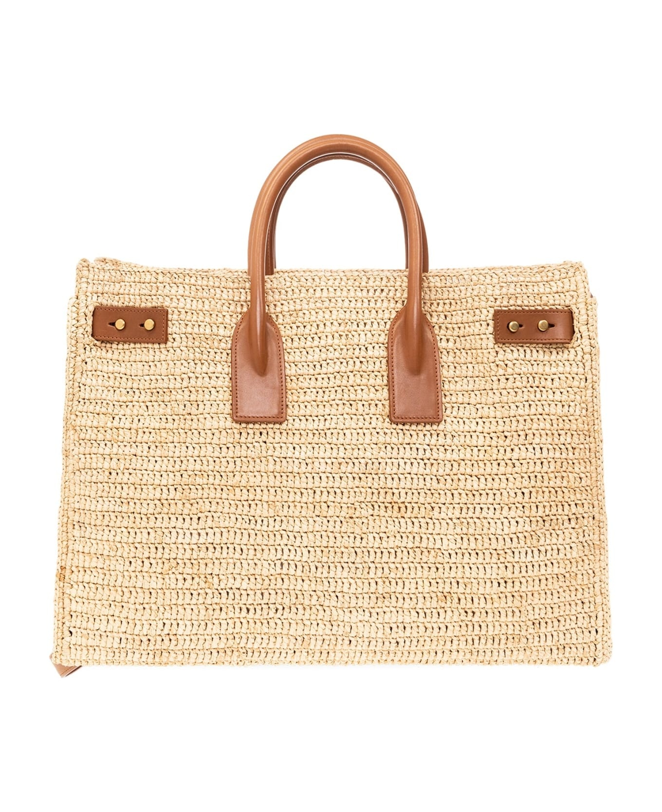 Raffia Sac De Jour Slim Shopper Bag - 3