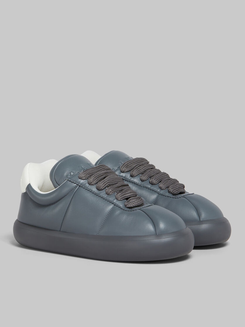 GREY LEATHER BIGFOOT 2.0 SNEAKER - 2