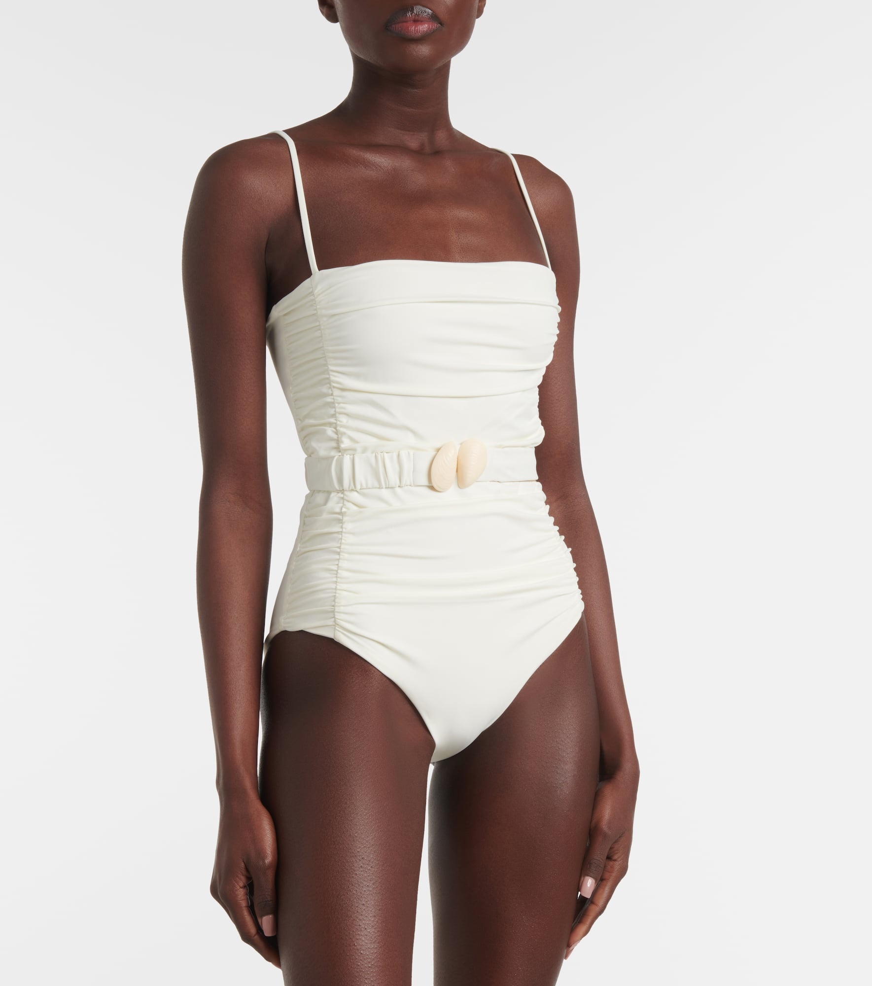 Whispering Tides belted swimsuit - 2