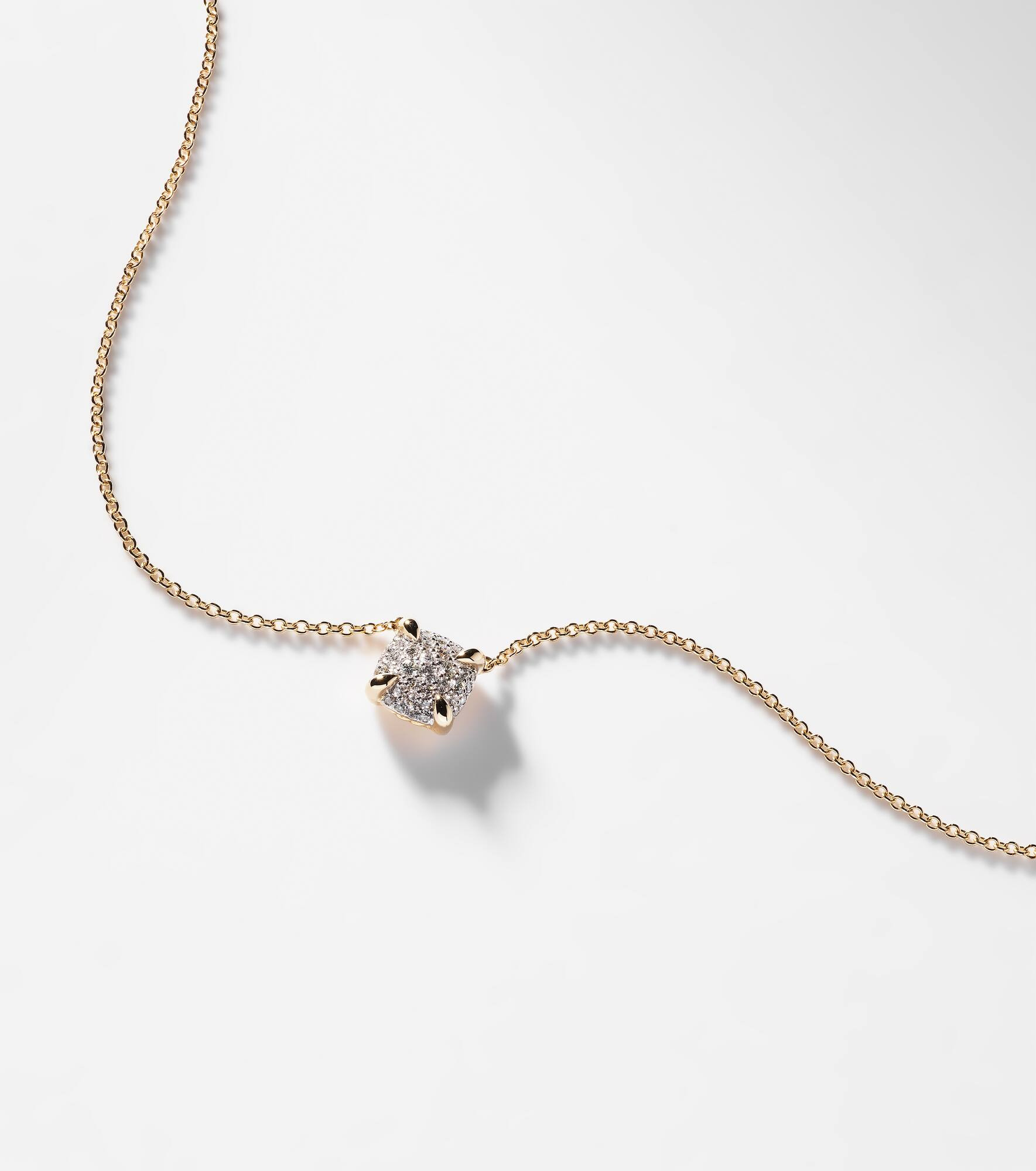 Petite Chatelaine® 18kt gold necklace with diamonds - 5