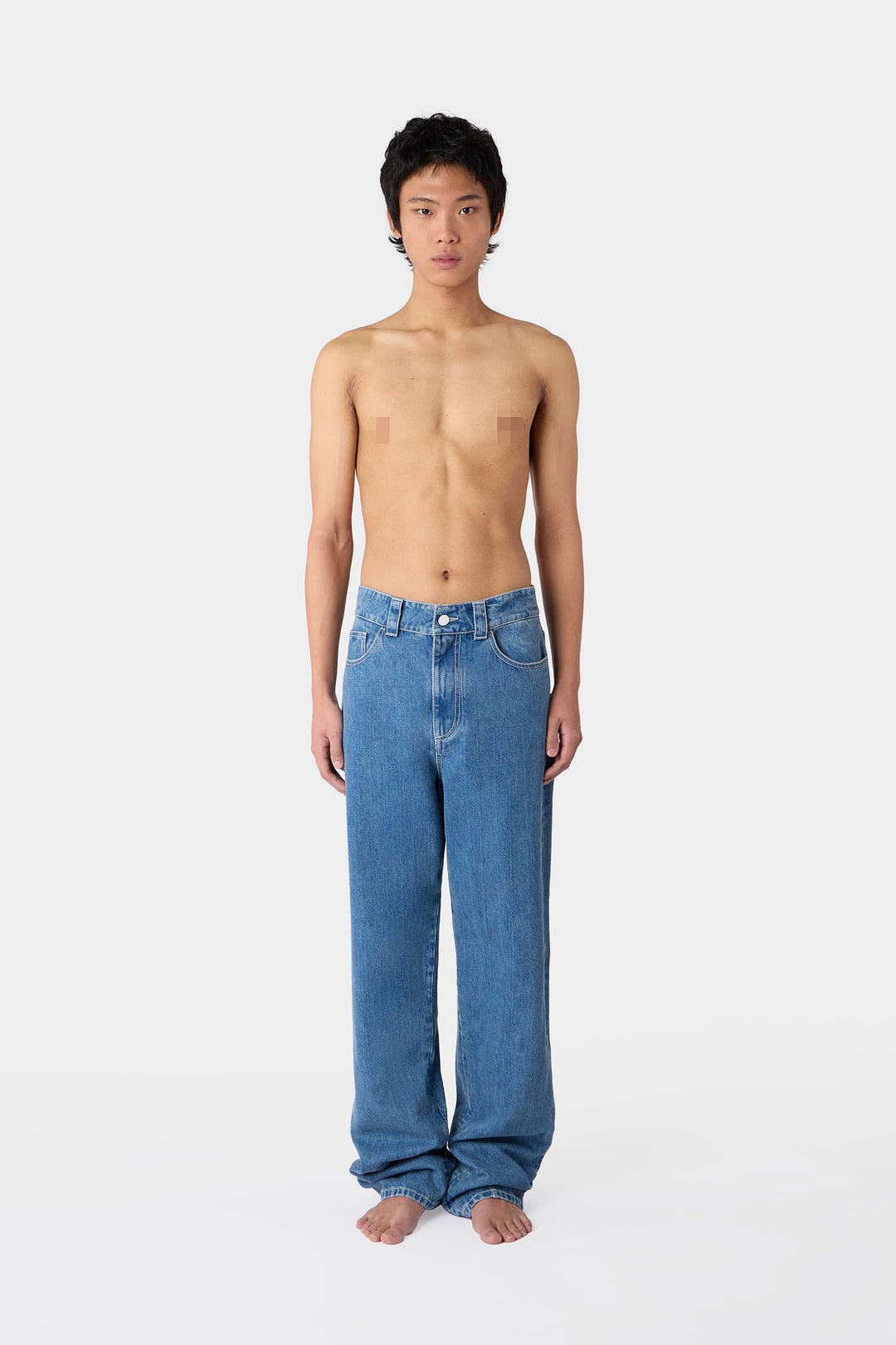 BELLIDENTRO PANTS / light washed denim - 1