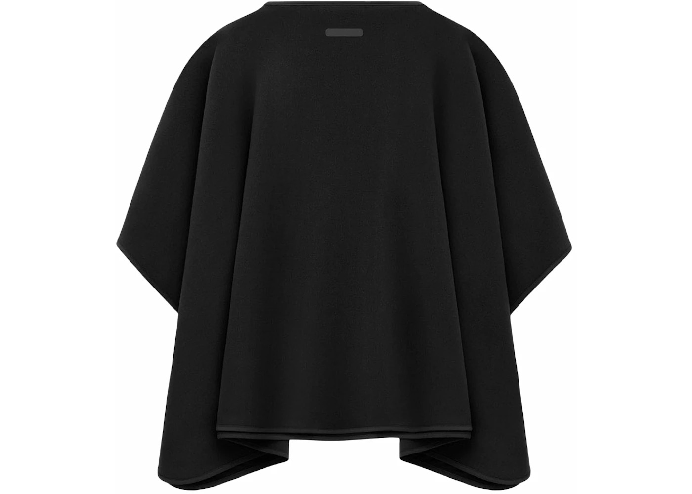 Fear of God Athletics Women's Suede Fleece Poncho Black - 2