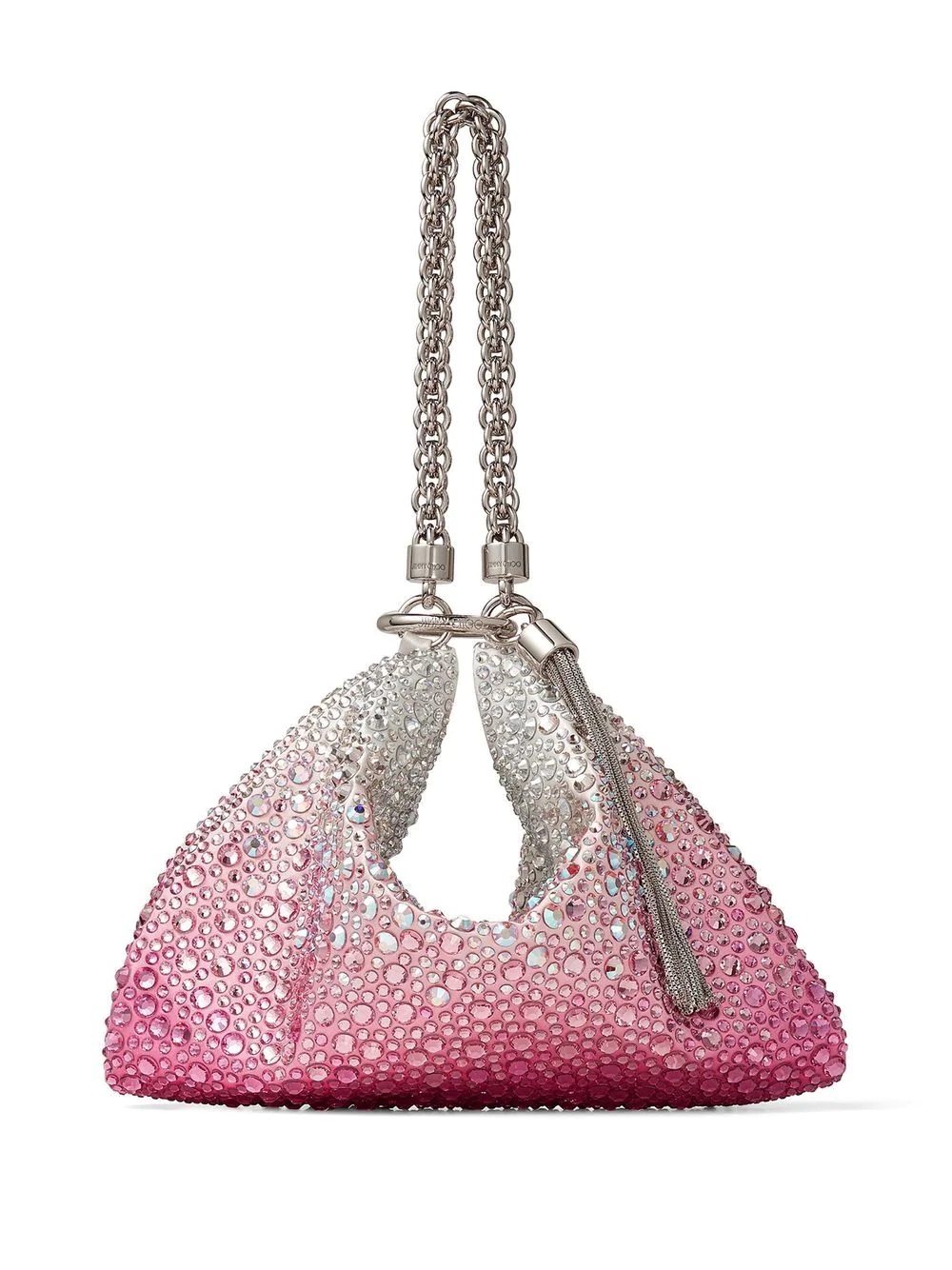 Callie crystal-embellished clutch bag - 1