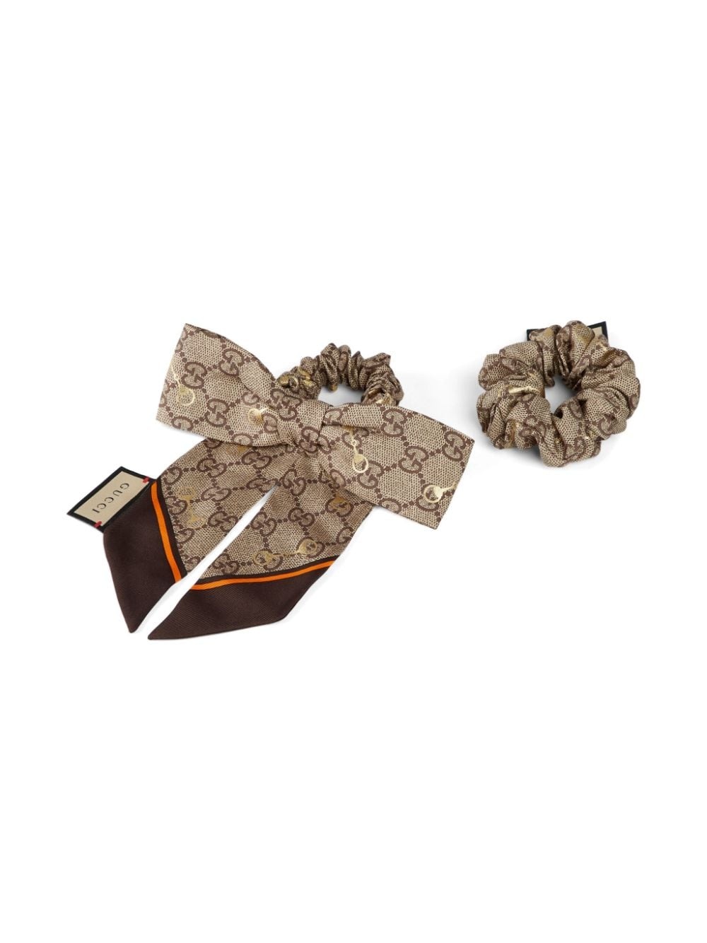 GG silk scrunchie (set of two) - 3