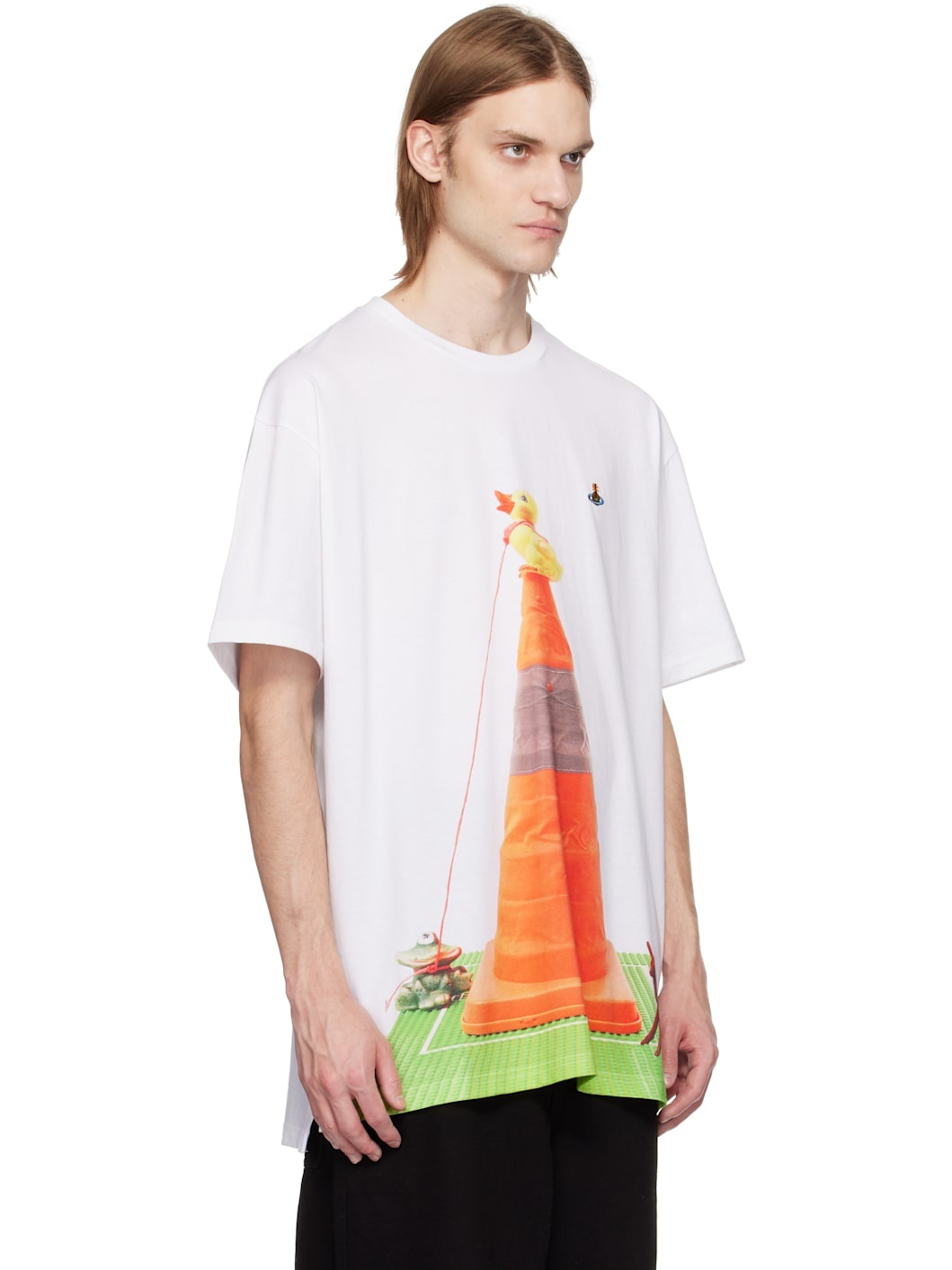 White Cone Oversized T-shirt - 2