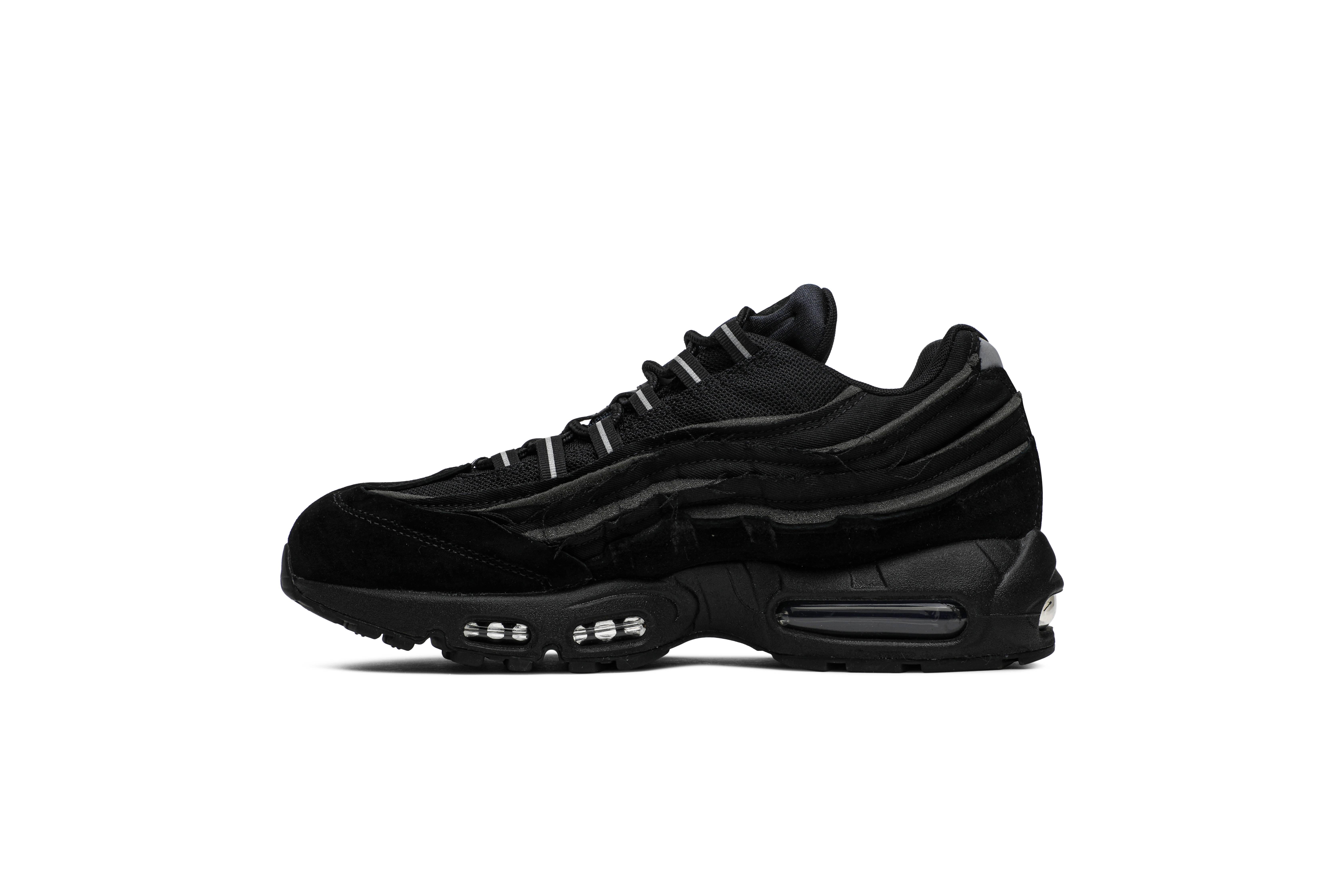 air max 95 commes de garcon black Nike Comme des Garçons x Air Max 95 'Black' goat REVERSIBLE