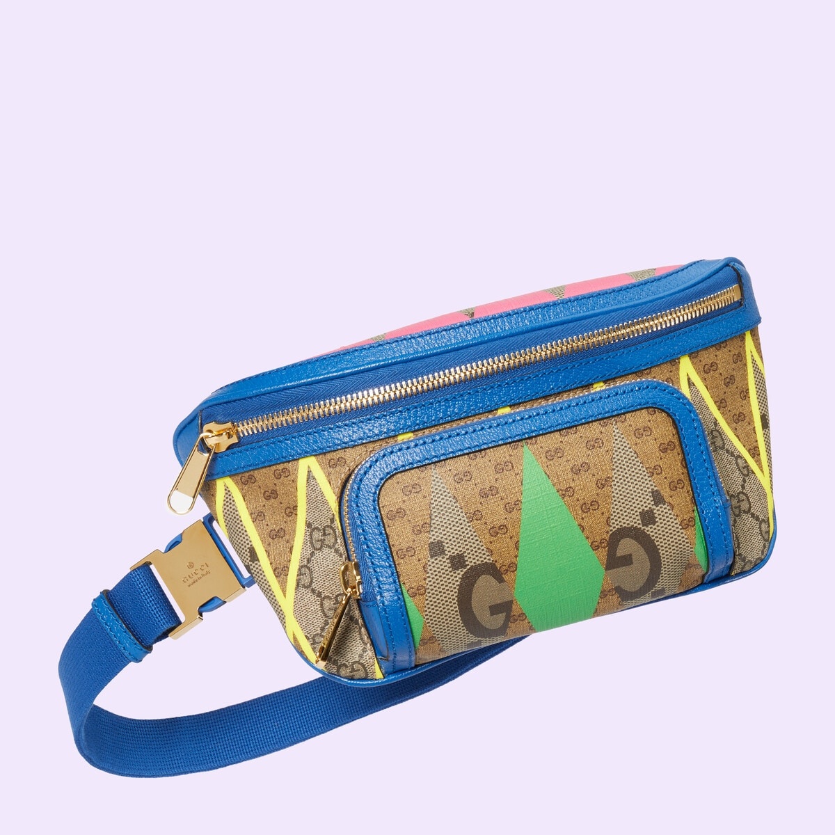 GG rhombus print large belt bag - 5