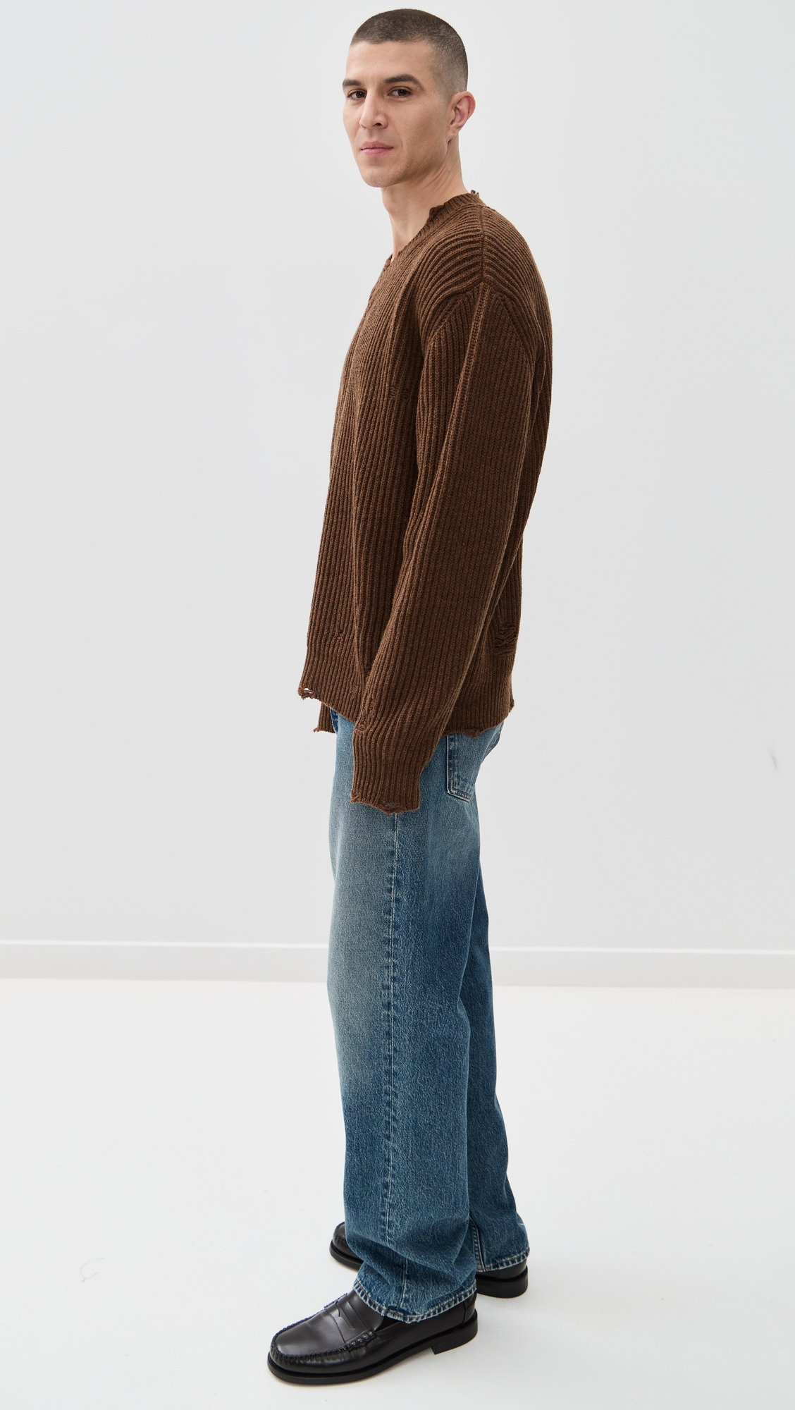 V Neck Sweater - 4
