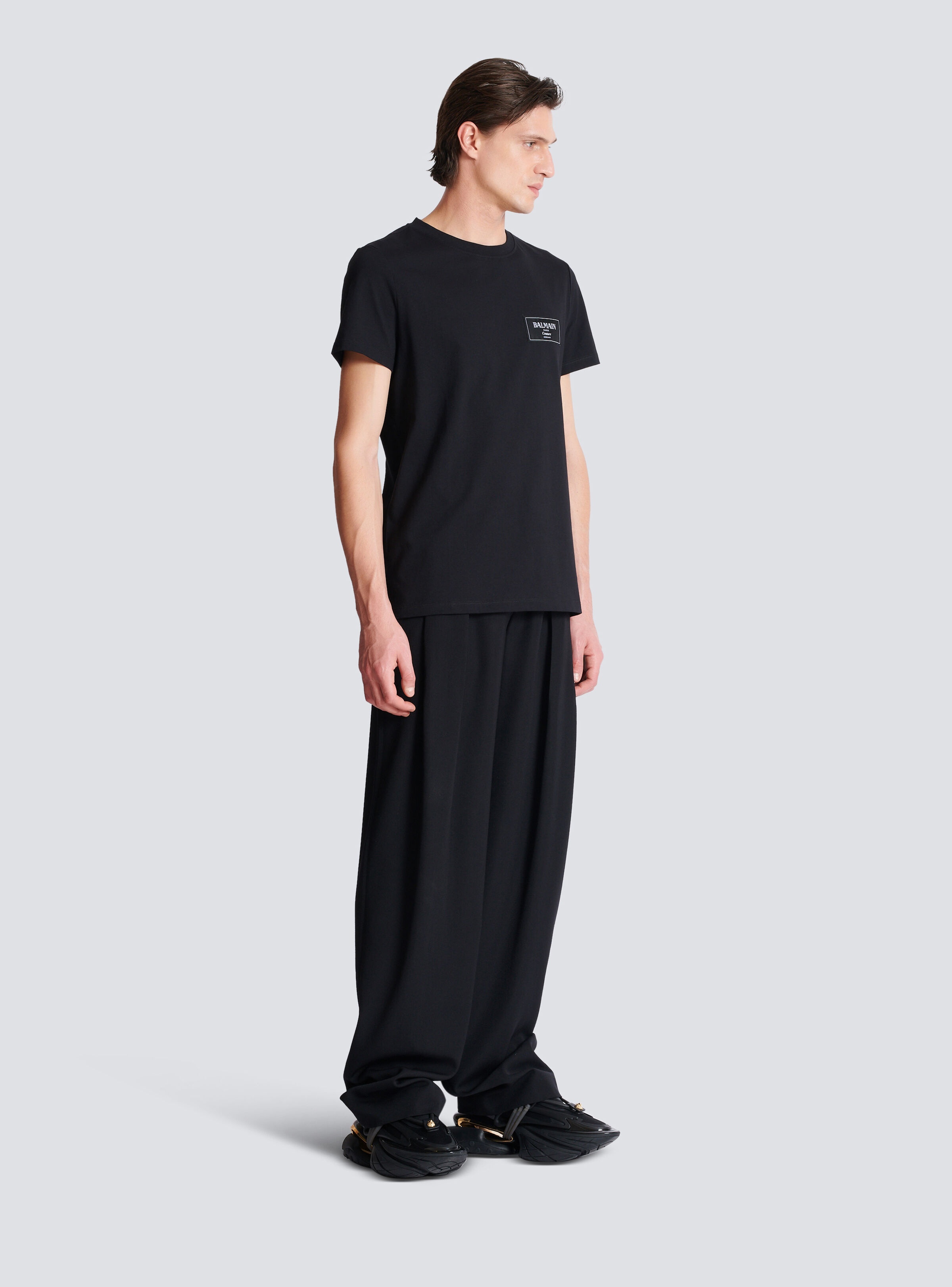 T-shirt with Balmain Couture label - 3