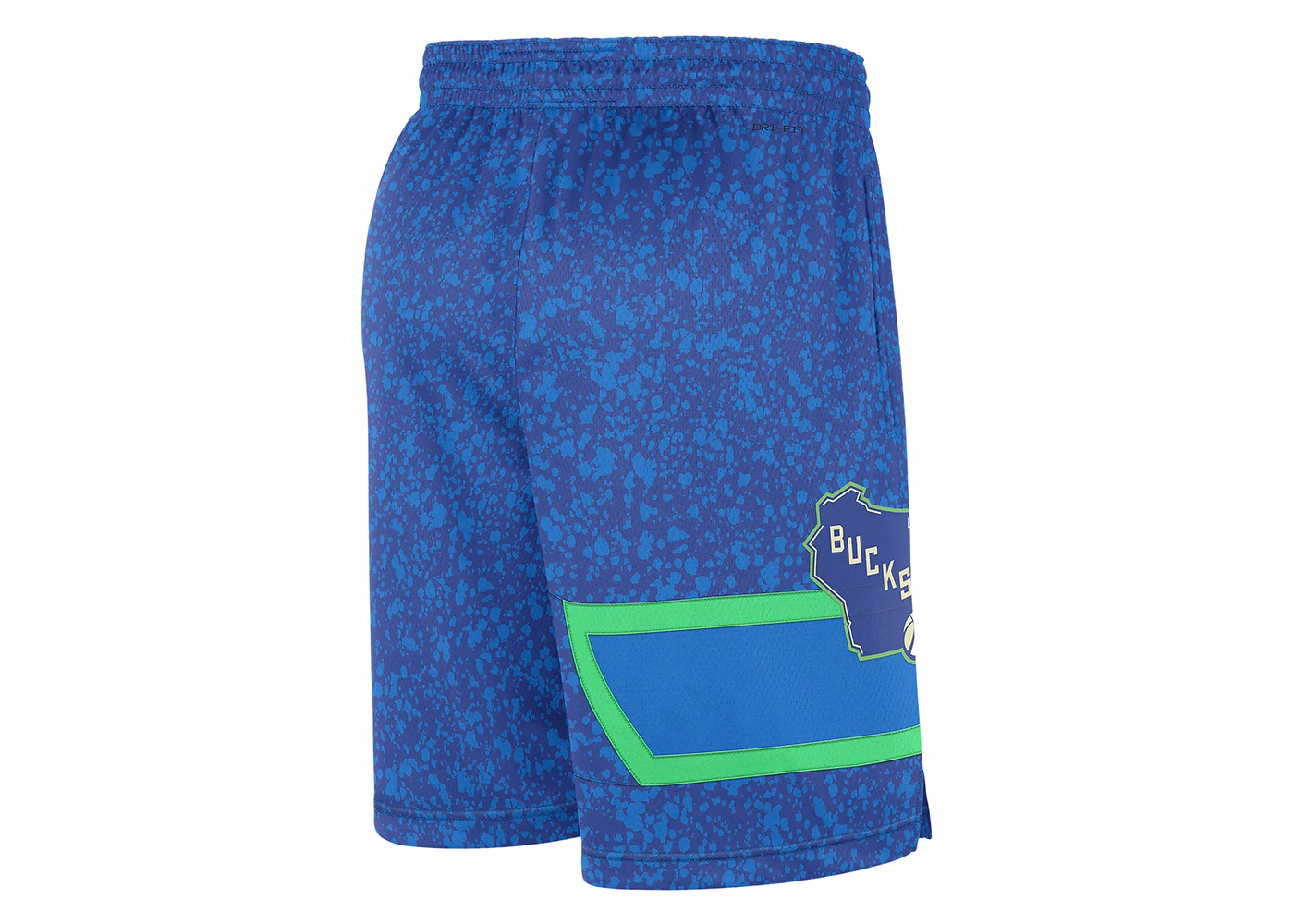 Nike NBA Milwaukee Bucks Swingman City Edition Dri-Fit Shorts Photo Blue/Flat Opal - 2