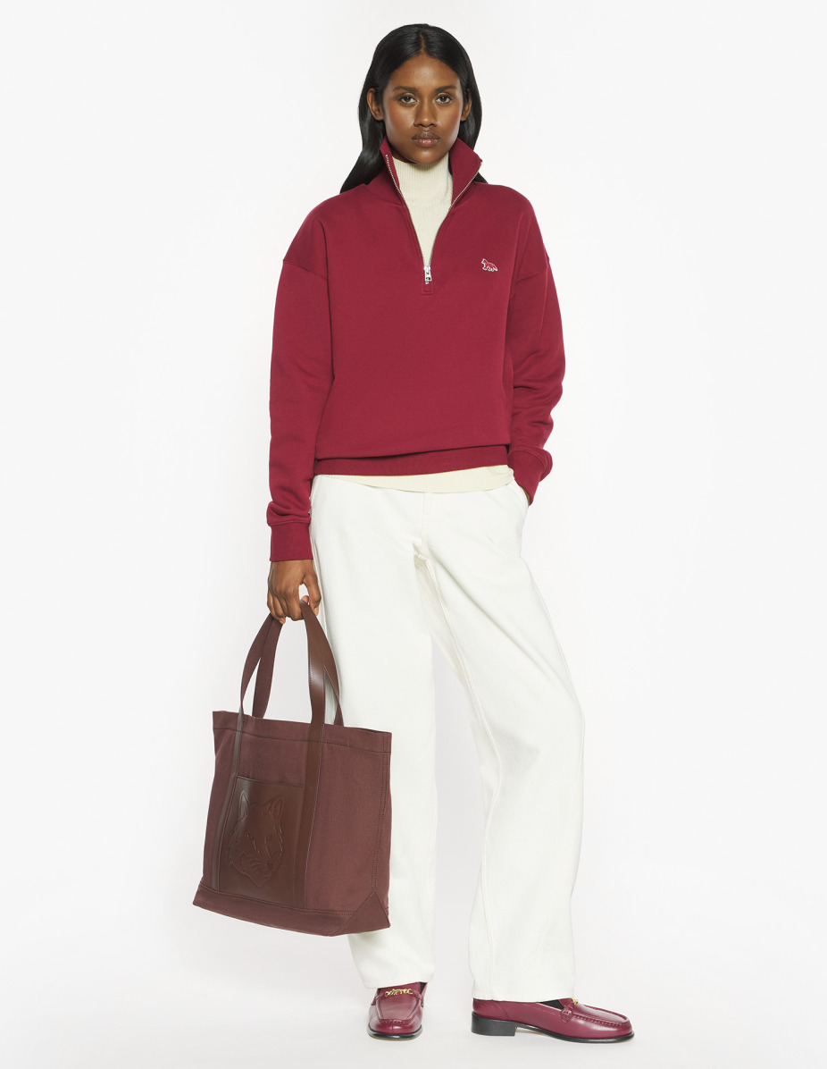 BABY FOX HALF ZIP SWEATSHIRT - 2