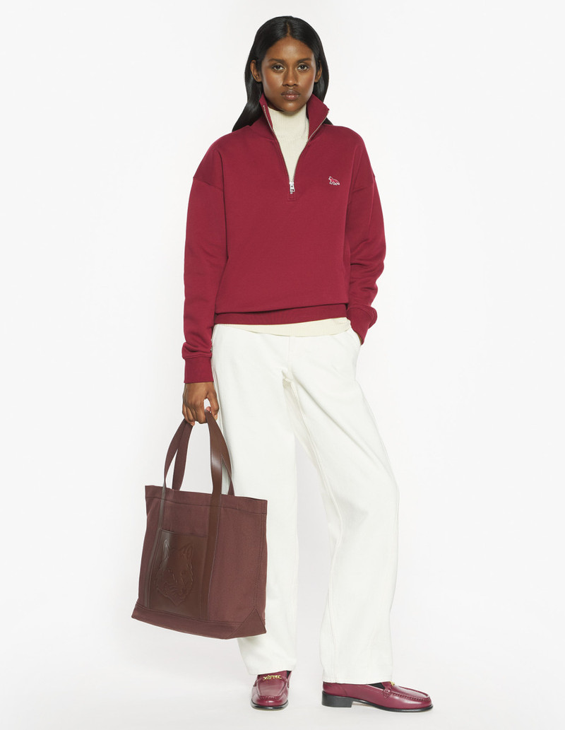 Maison Kitsuné BABY FOX HALF ZIP SWEATSHIRT outlook