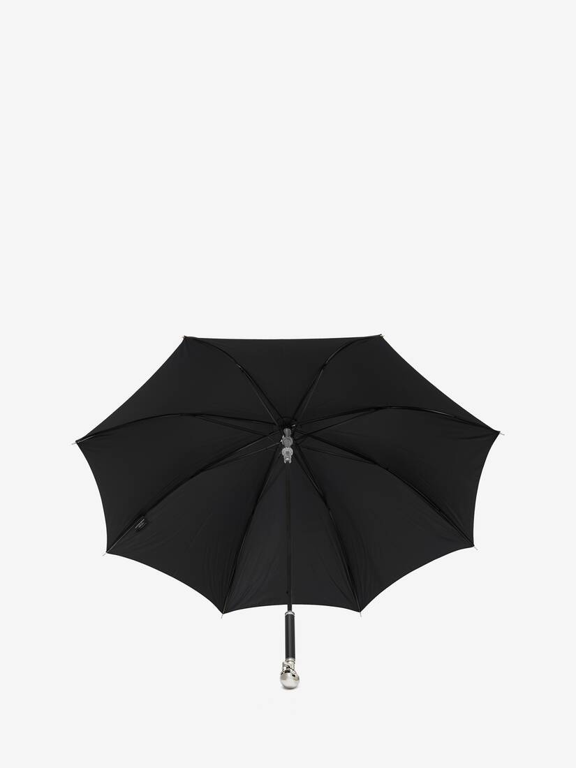 Skull Long Umbrella in Black - 3