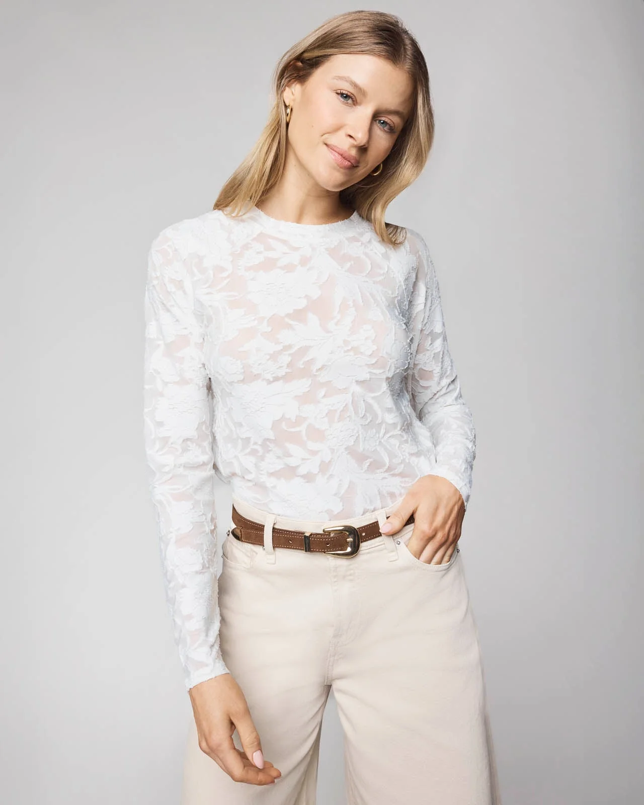 Cecelia Floral Long Sleeve Tee - 1