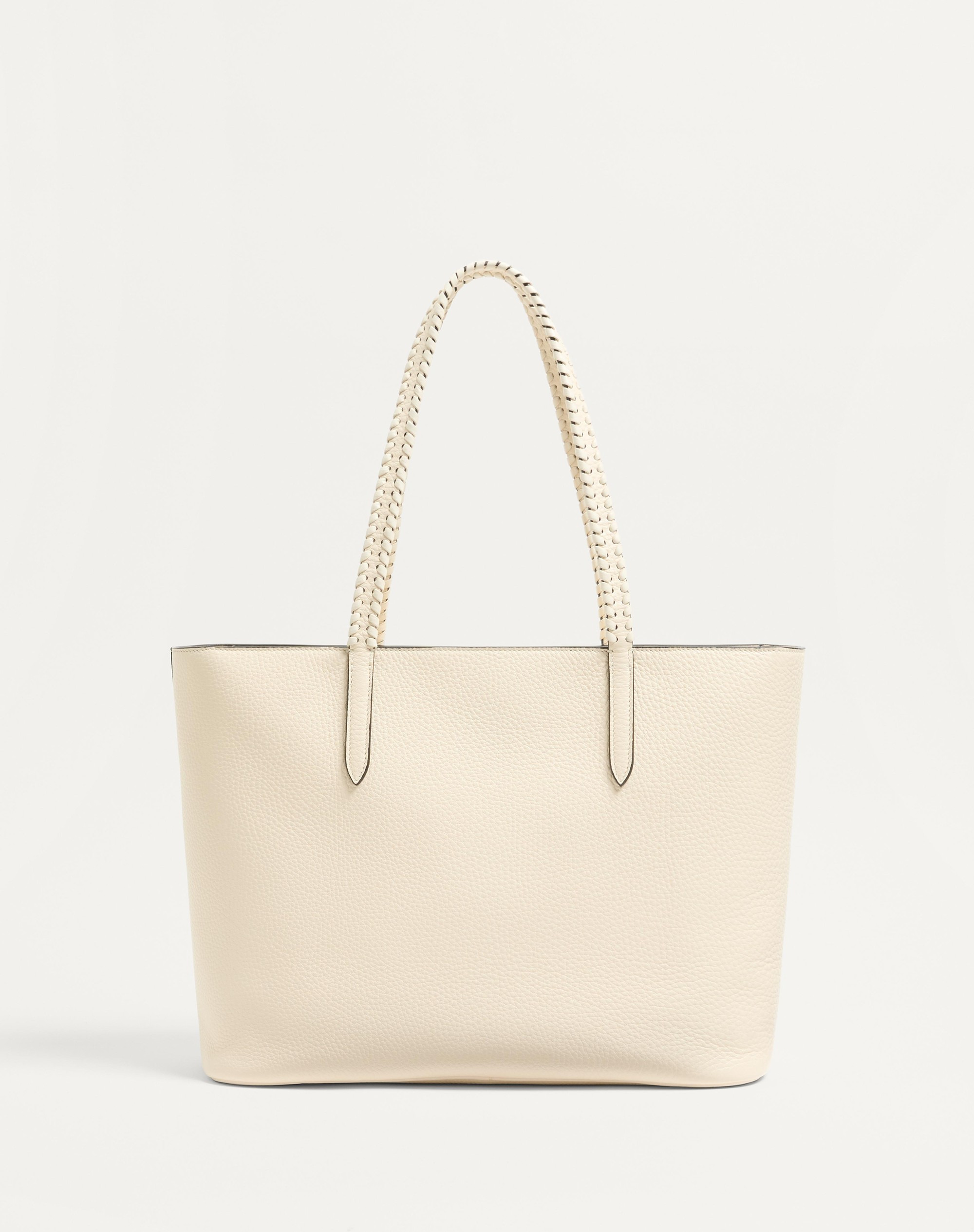 VALENTINO GARAVANI NELLCÔTE SHOPPING BAG IN GRAINY CALFSKIN - 4