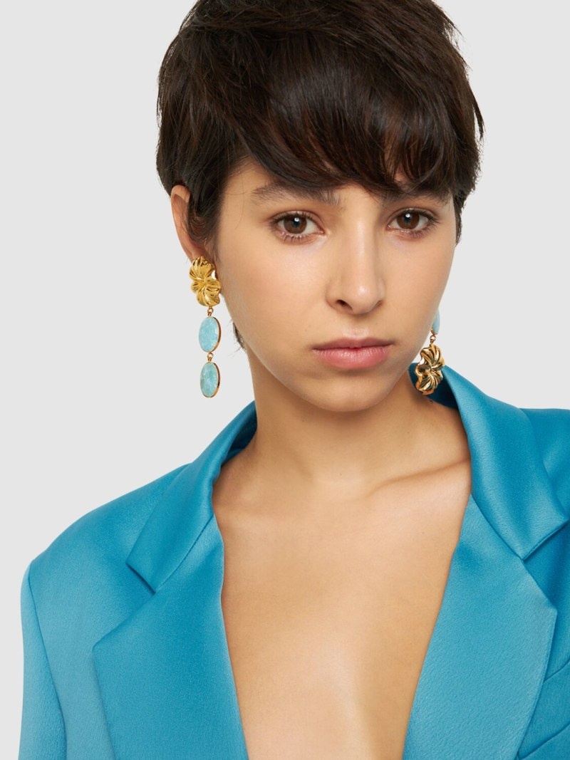 Sonia Daisy double stone earrings - 2