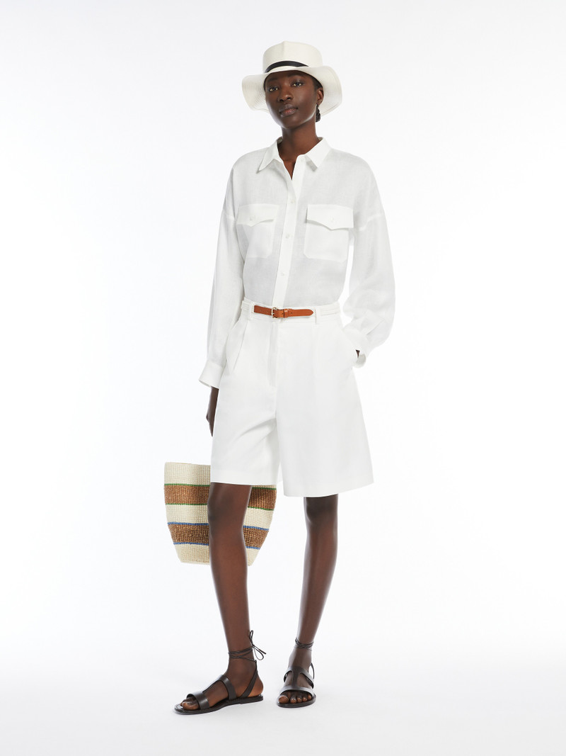 WEEKEND Max Mara SPOLETO Light linen shirt outlook