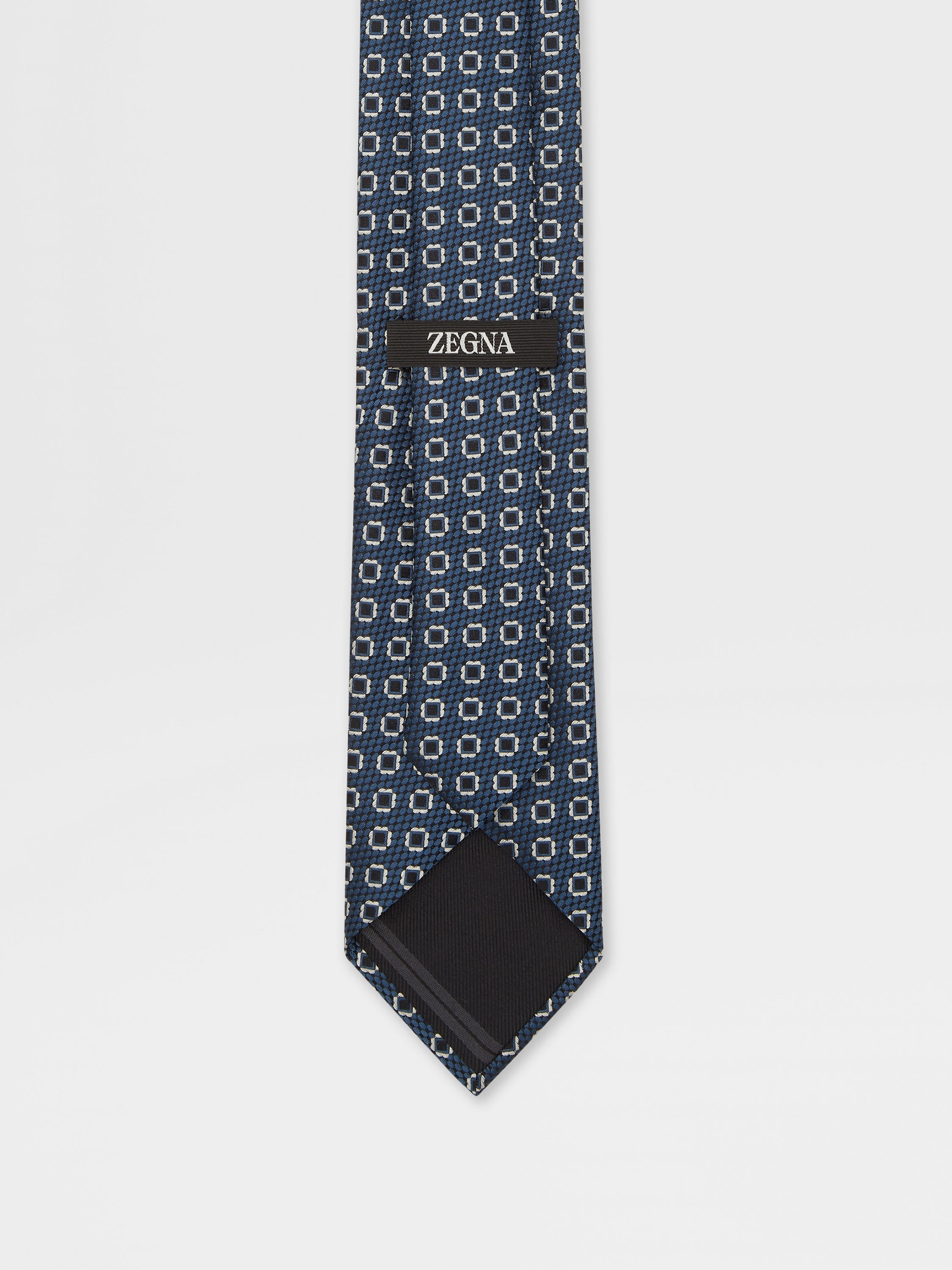 TEAL BLUE SILK TIE - 3